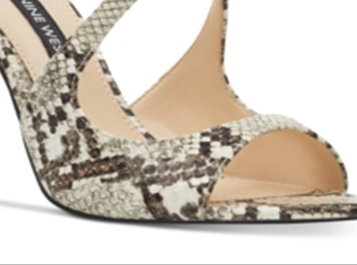 Nine West Giaa Evening Sandals Multi Snake Black Size 11 Months