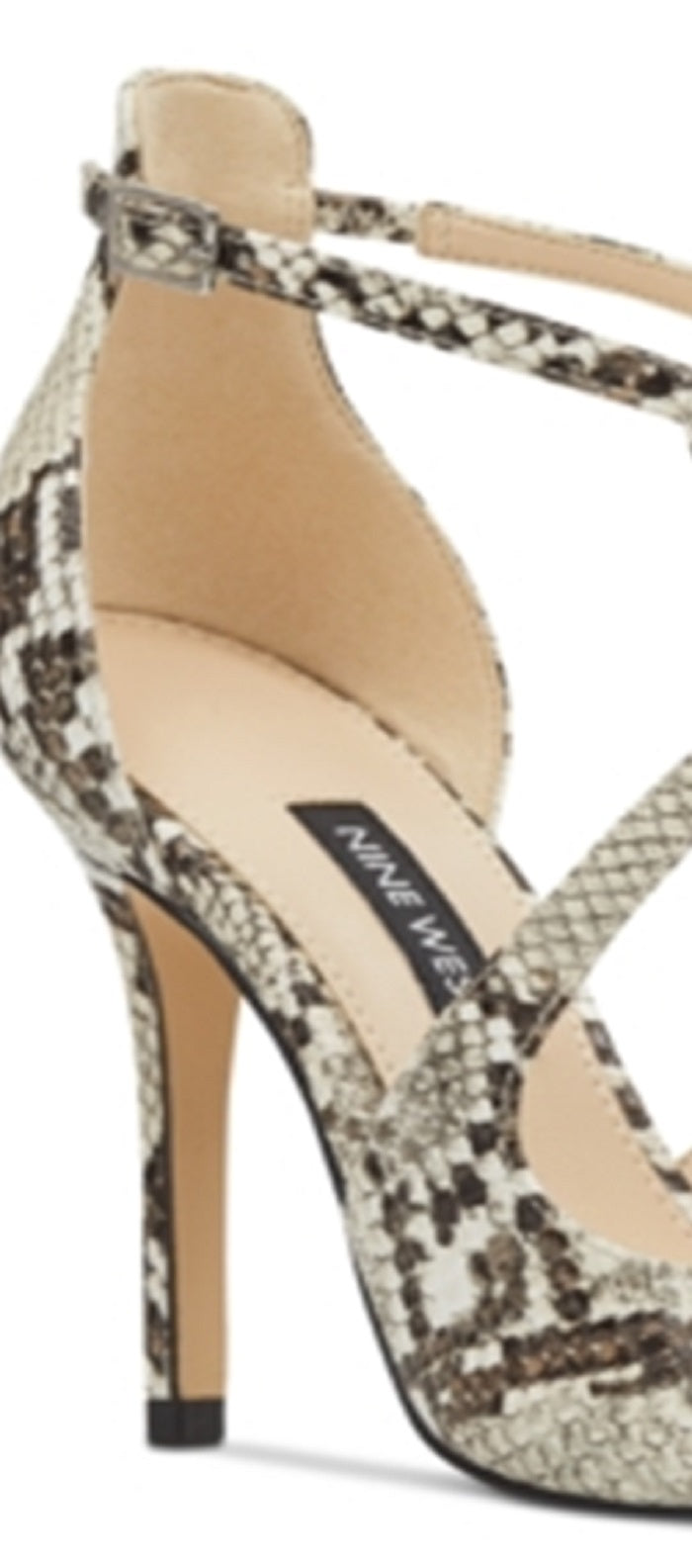 Nine West Giaa Evening Sandals Multi Snake Black Size 11 Months