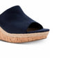 American Rag Women's Shira Peep Toe Special Occasion Platform Sandals Blue Size 8 M