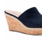 American Rag Women's Shira Peep Toe Special Occasion Platform Sandals Blue Size 8 M