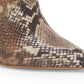 Jessica Simpson Women's Layra Fabric Pointed Toe Ankle Fashion Boots Brown Size 5 M