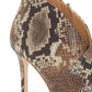 Jessica Simpson Women's Layra Fabric Pointed Toe Ankle Fashion Boots Brown Size 5 M