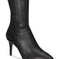 INC International Concepts Women's Izetta Fabric Almond Toe Knee Black Size 5.5