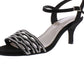 Caparros Women's Quirin Suede Open Toe Special Occasion Ankle Strap Sandals Gray Size 8 M
