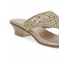 Karen Scott Women's Elda Sandals Gold  Size 9.5M