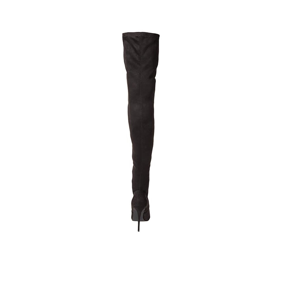 Steve Madden Women's Dominique Thigh High Pointed Toe Boots Black  Size 7 M
