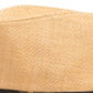Levi's Men's Straw Fedora with Camouflage Band Hat Brown Size SM