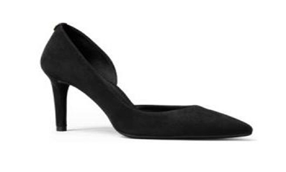 Michael Kors Women's Dorothy Flex D'Orsay Suede Shoes Black Size 6