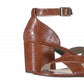 Anne Klein Women's Mardelle Sandals Brown Size 10 M