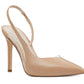Nine West Women's Toffee Vinyl Slingback Pumps Brown Size 9 M