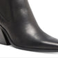 Steven New York Women's Gail Western Chelsea Boots Black Size 10 M