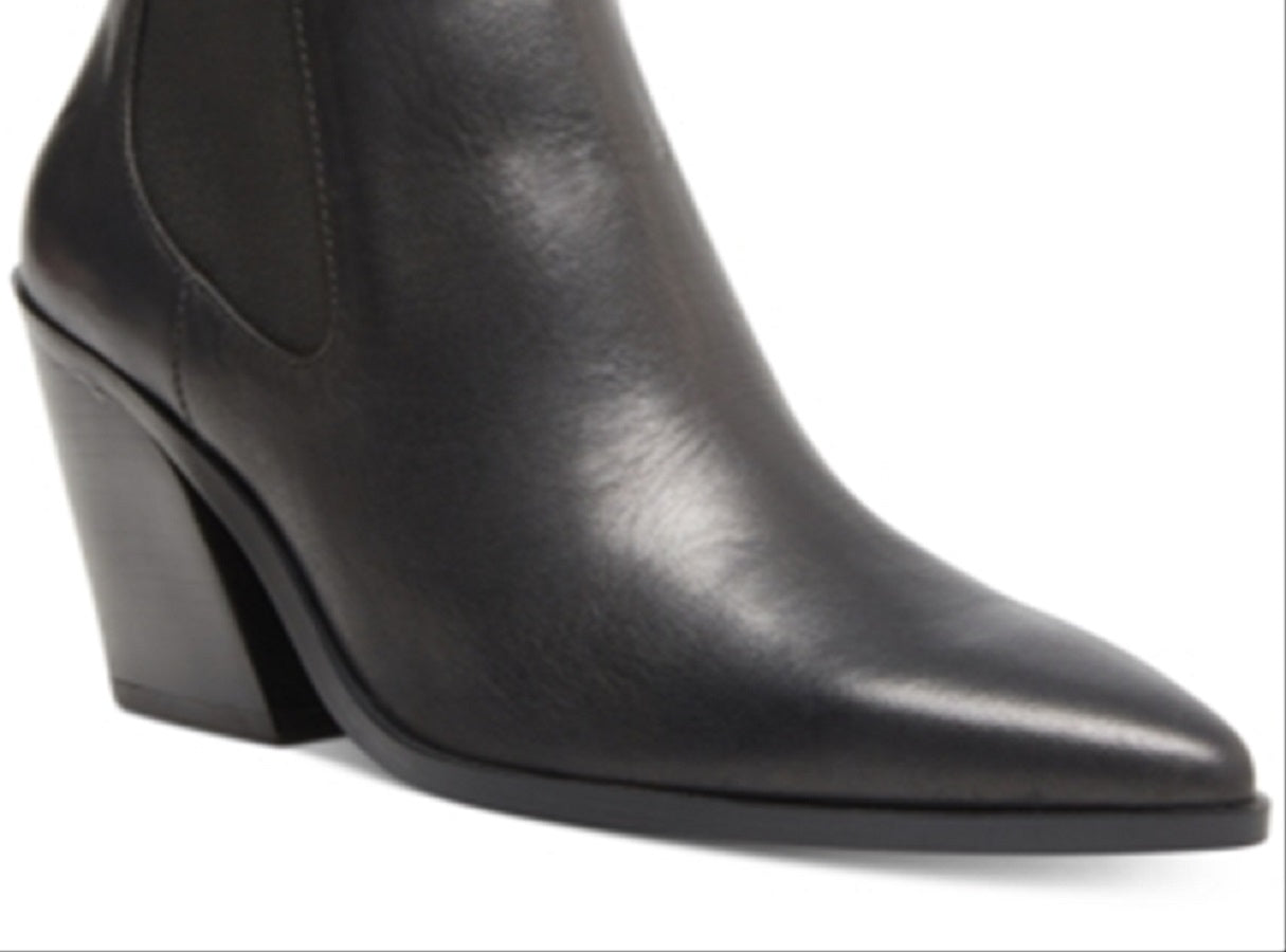 Steven New York Women's Gail Western Chelsea Boots Black Size 10 M
