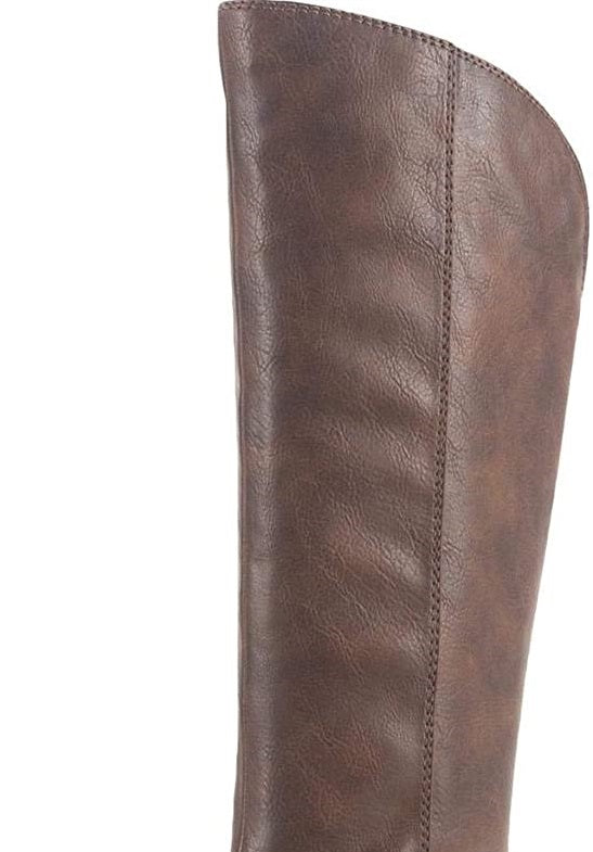 American Rag Women's Emilee Almond Toe Knee High Fashion Boots Brown Size 6