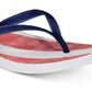 Reef Women's Thong Flag Flip Flops Blue Size 11