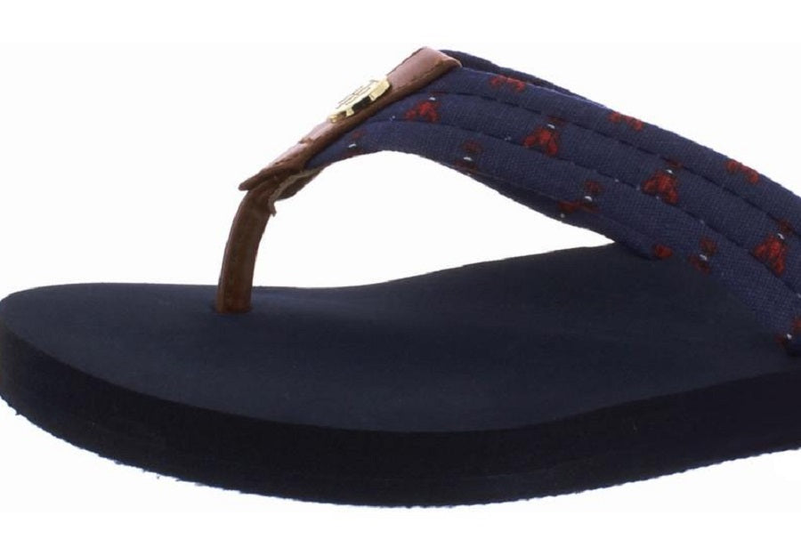 Tommy Hilfiger Women's Ceviche Open Toe Beach Slipper Blue Size 7 M