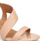 Calvin Klein Women's Lancy Leather Strappy Sandals Brown Size 9.5 M