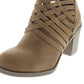 American Rag Women's Almond Toe Ankle Fashion Boots Brown Size 5.5 M
