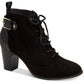 Giani Bernini Women's Candence Suede Round Toe Classic Pumps Black Size 8 M