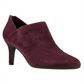Bandolino Women's Dawn Leather Almond Toe Ankle Fashion Boots Red Size 11 M