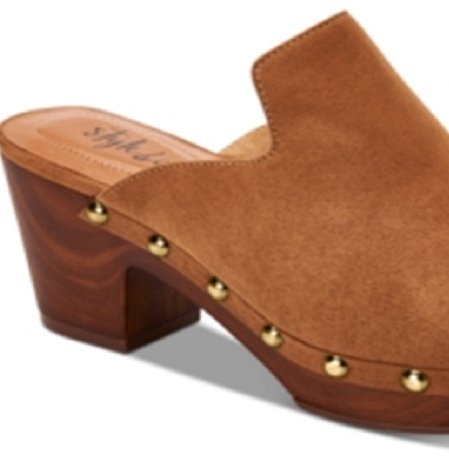 Style & Co Women's Trystan Slip on Clogs Shoes Brown Size 6.5 M