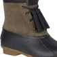Sperry Women's Sider Saltwater Tassel Duck Boot Wine Size 9 M