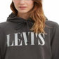 Levi's Women's Graphic Sport Hoodie Black Size X-Small