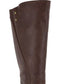 Easy Street Women's Format Block Heel Tall Boot Brown Size 11 W