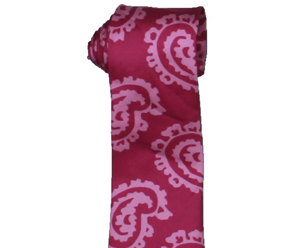 Sean John Men's Silk Professional Neck Tie Pink Size Regular