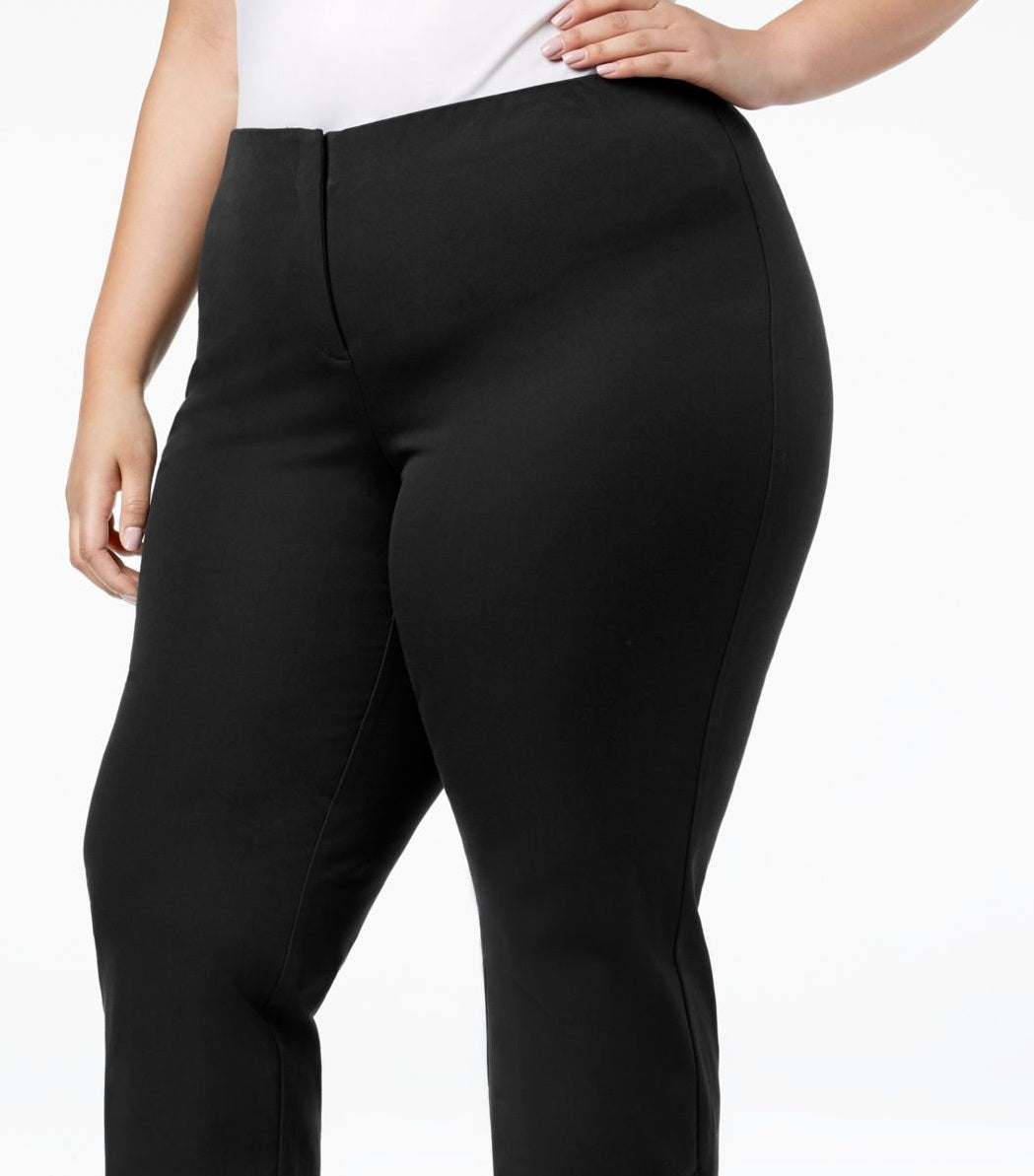 Alfani Women's Plus Hollywood Waist Pants Black - 24 W