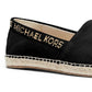 Michael Kors Women's Preston Espadrille Slip on Flats Black Size 6