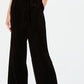 Alfani Women's Belted Velvet Jumpsuit Black Size Petite Large