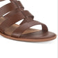 American Rag Women's Sonia Suede Peep Toe Casual Ankle Strap Sandals Brown Size 9.5M