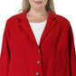 Ralph Lauren Women's Plus Sweater Knit Blazer Red Size 1X