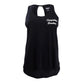 Jenni Women's Keyhole Back with Sleep Tank Top Black Size M