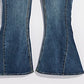 Free People Women's Dream Lover Flare Jeans Blue Size 30
