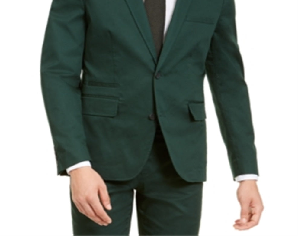 INC International Concepts Men's Slim Fit Jacket Green Size Small