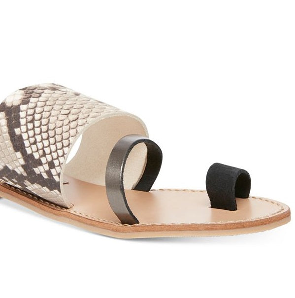 Steve Madden Women's Ronny Toe Ring Thong Sandals Brown Size 11 M