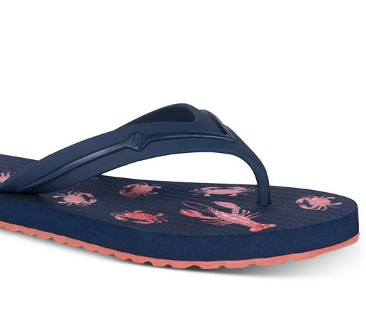 Sperry Women's Warf Thong Slip on Flip Flops Blue Size 11 M
