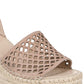 Franco Sarto Women's Calabria Leather Closed Toe Casual Platform Sandals Pink Size 8 M
