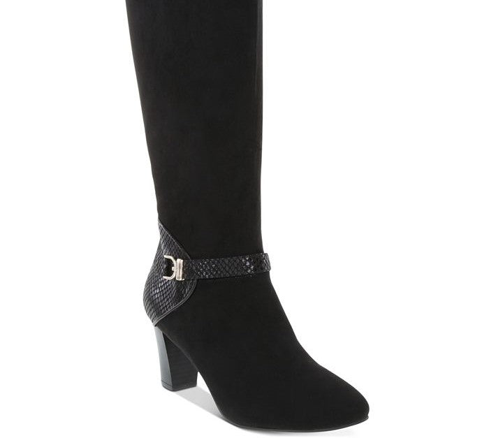 Karen Scott Women's Sharonn Closed Toe Mid Calf Fashion Boots Brown Size 7.5M-WC