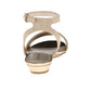 Bandolino Women's Adecyn Synthetic 1 Dress Sandal,Light Gold Multi Size 10 M