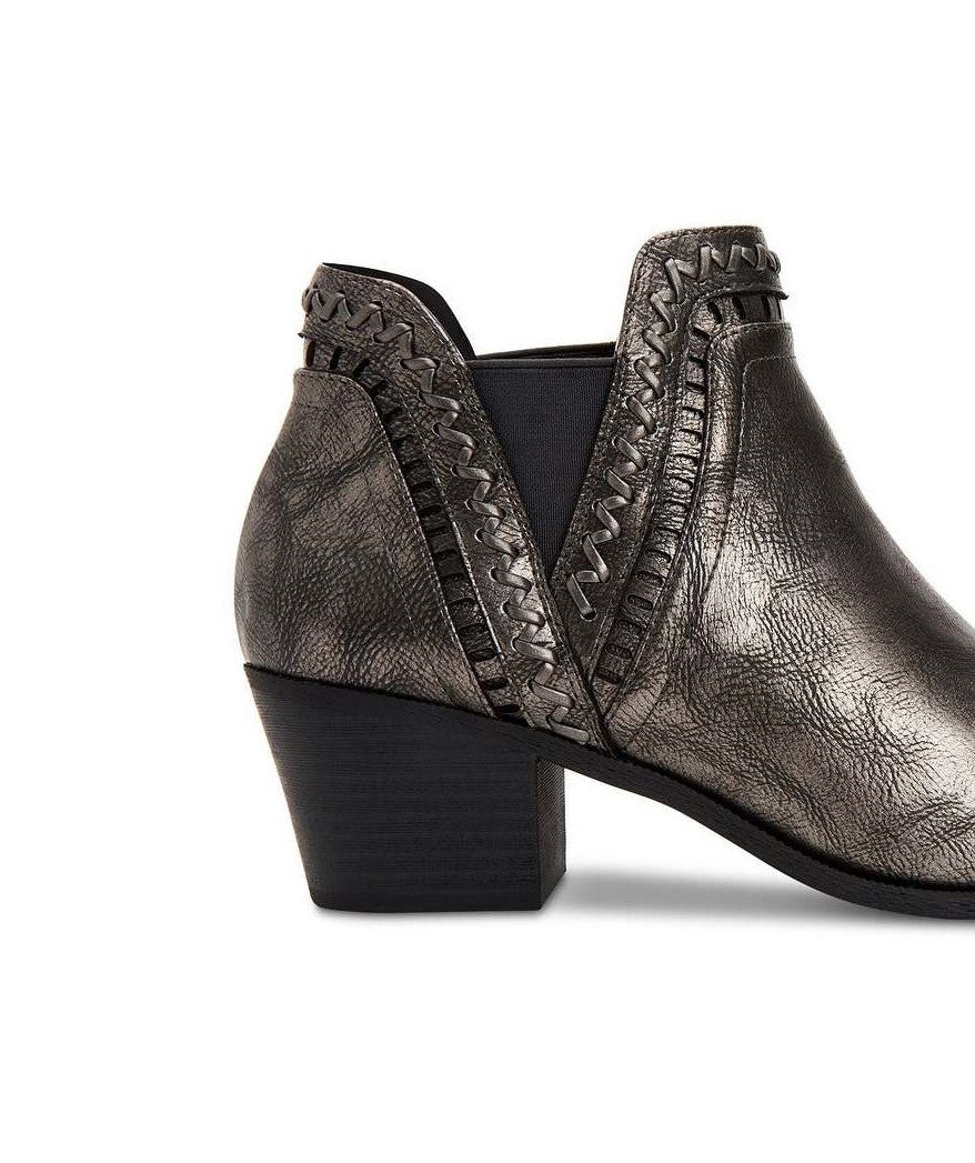 Style & Co Women's MERIDAA Fabric Almond Toe Ankle Fashion Boots Gray Size 7 W