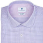Ryan Seacrest Distinction Men's Plaid Dress Shirt Purple Size 11