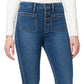 Sanctuary Women's Denim Button Fly Linden Bootcut Jeans Blue Size 31