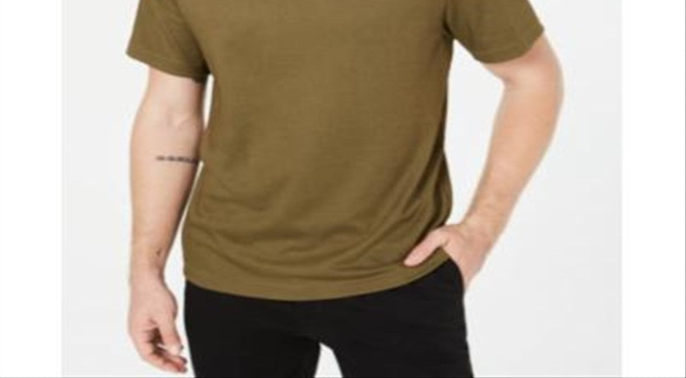 Tasso Elba Men's Tee Cotton T-Shirt Green Size Small