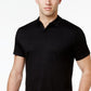 Alfani Men's Collared Short Sleeve Polo Shirt Gray Size XL