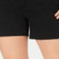 Style & Co Women's Belted Denim Shorts Black Size 12