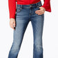 INC International Concepts Women's Essentials Curvy Fit 5 Pocket Bootcut Jeans Blue Size 0