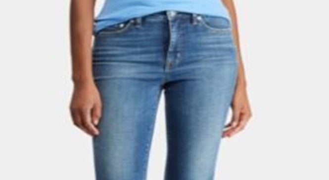 Ralph Lauren Women's Denim Straight Leg Jeans Blue Size 4