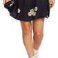 Volcom Women's Casual Floral Wrapsicle Wrap Dress Black Size XL